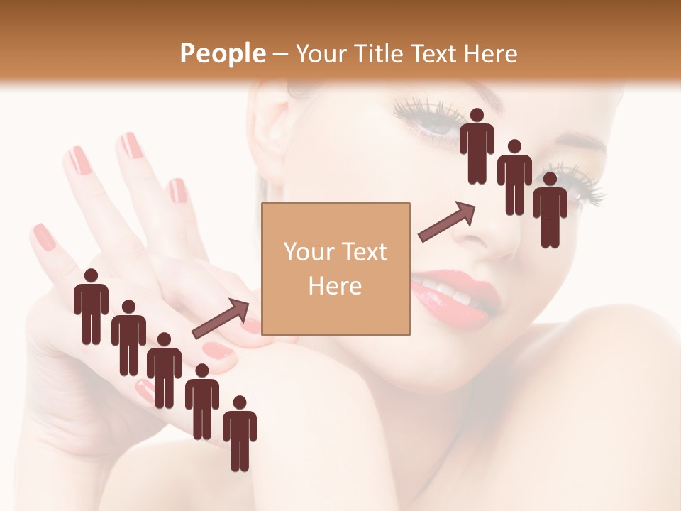 Fingernail Eyelash Elegance PowerPoint Template