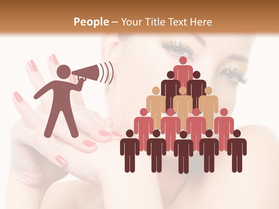 Fingernail Eyelash Elegance PowerPoint Template