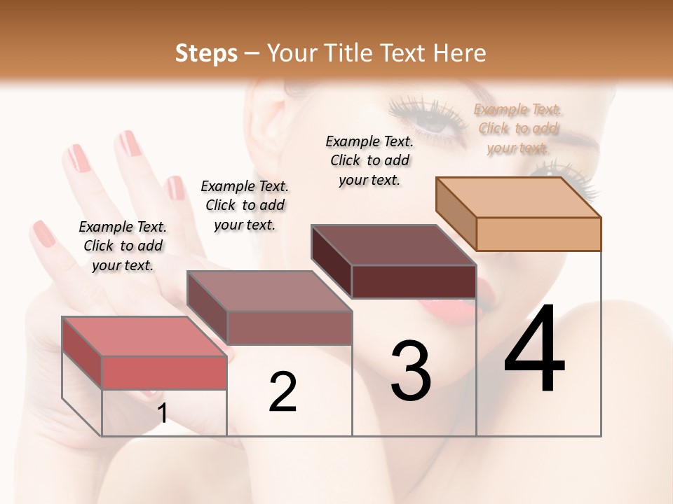 Fingernail Eyelash Elegance PowerPoint Template