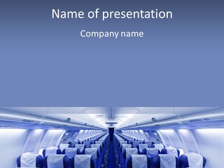 Inside Flight Seat PowerPoint Template