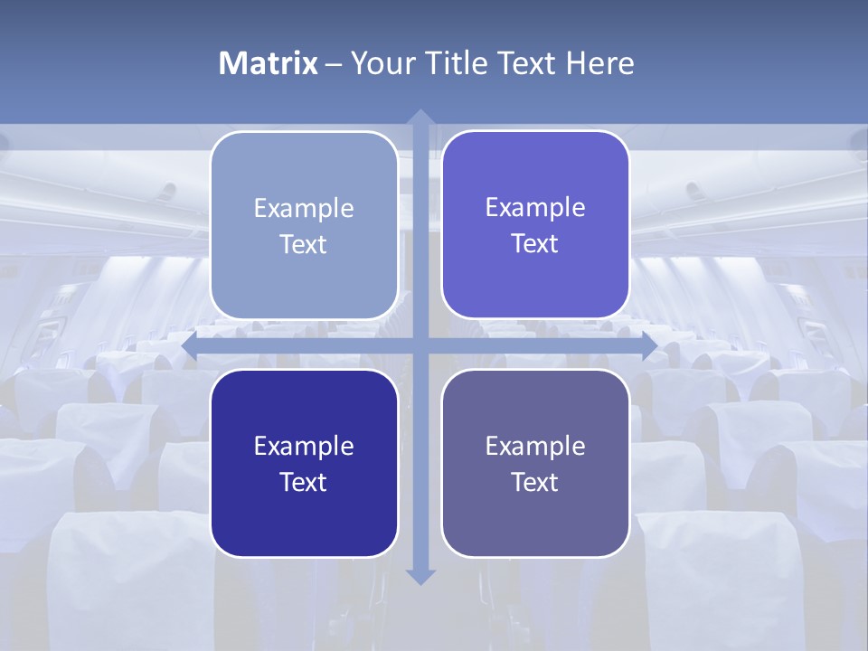 Inside Flight Seat PowerPoint Template