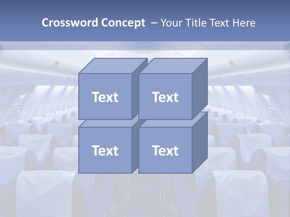Inside Flight Seat PowerPoint Template