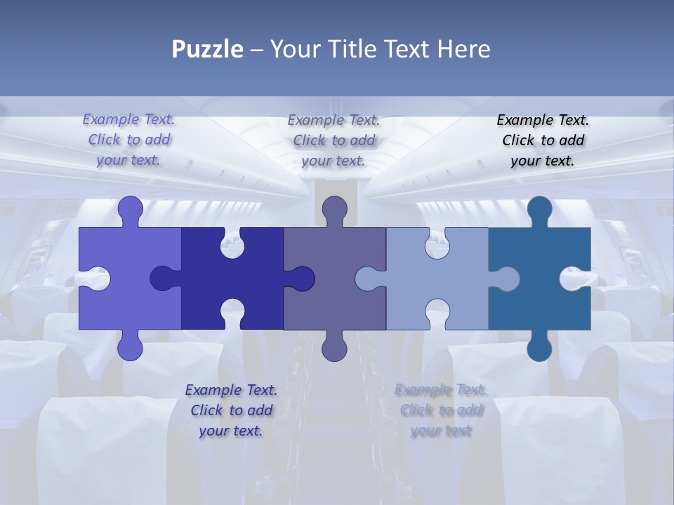 Inside Flight Seat PowerPoint Template