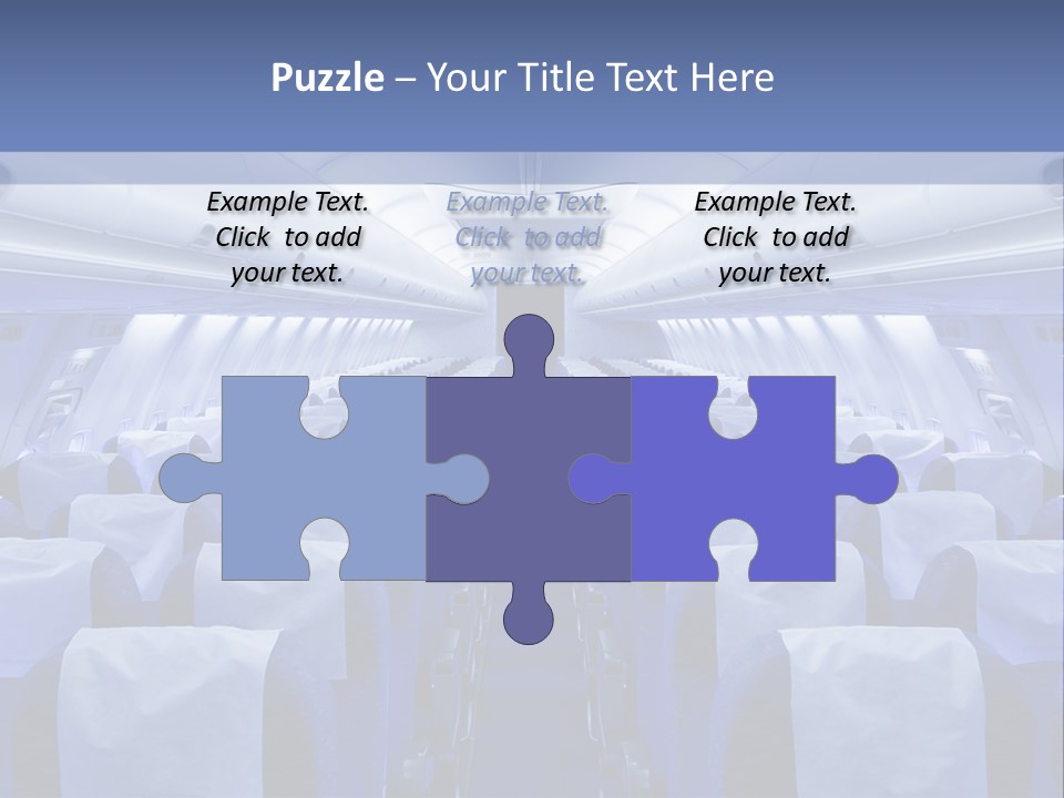 Inside Flight Seat PowerPoint Template