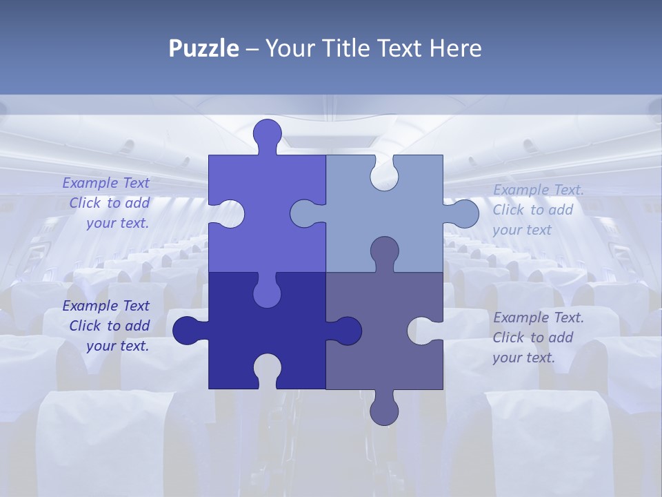 Inside Flight Seat PowerPoint Template