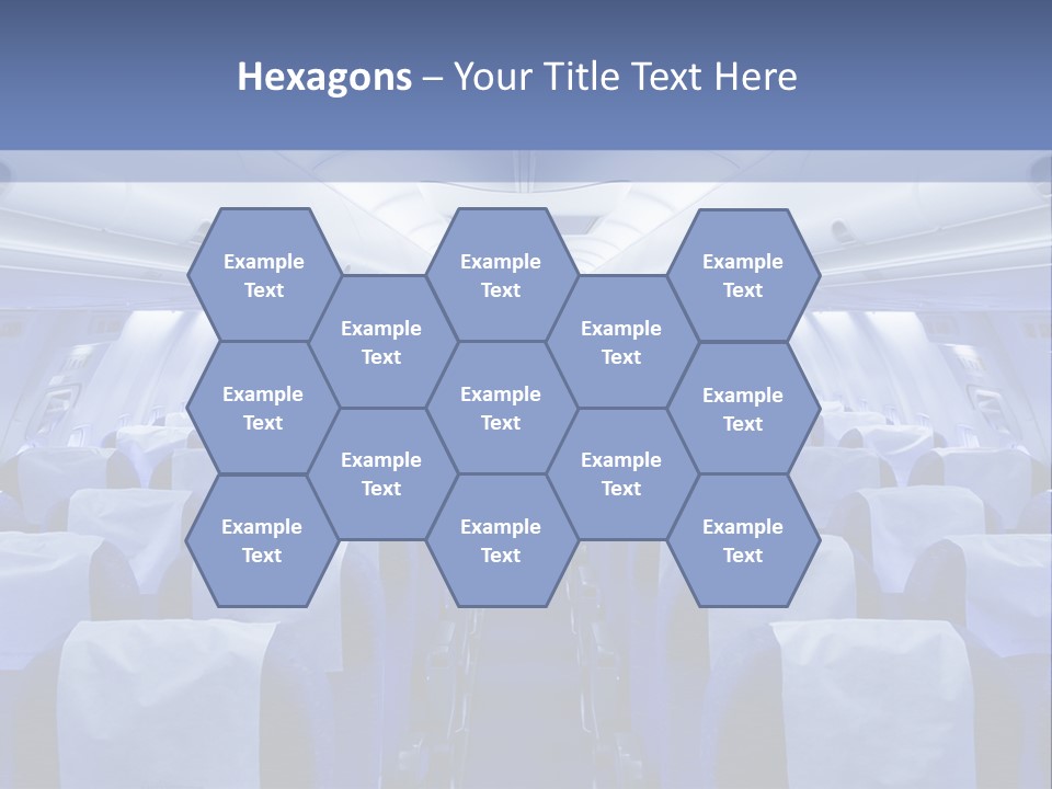 Inside Flight Seat PowerPoint Template