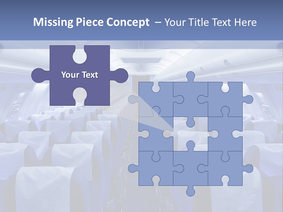 Inside Flight Seat PowerPoint Template