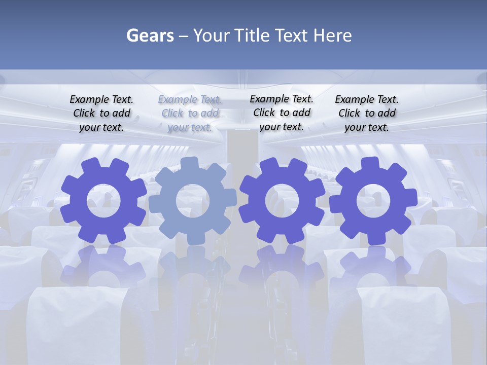 Inside Flight Seat PowerPoint Template