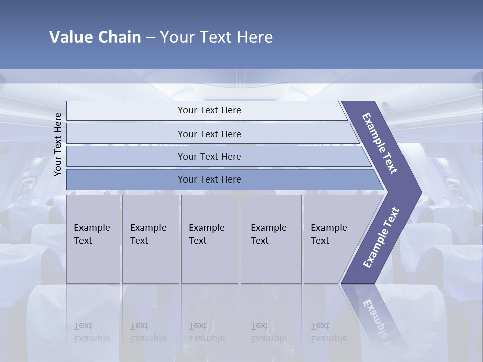 Inside Flight Seat PowerPoint Template
