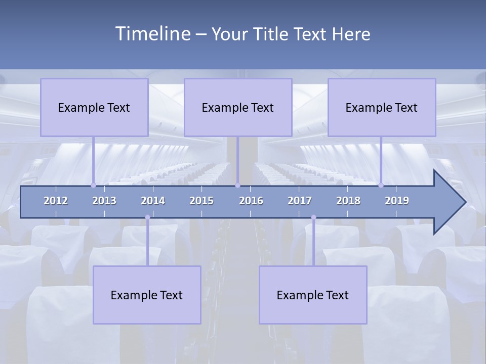 Inside Flight Seat PowerPoint Template