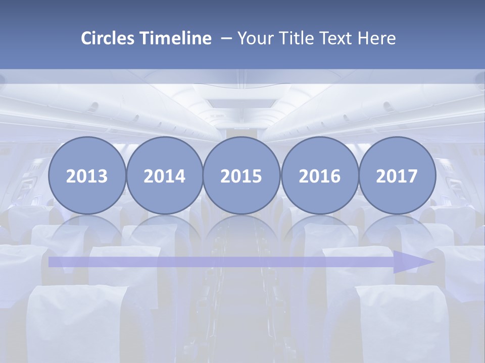Inside Flight Seat PowerPoint Template