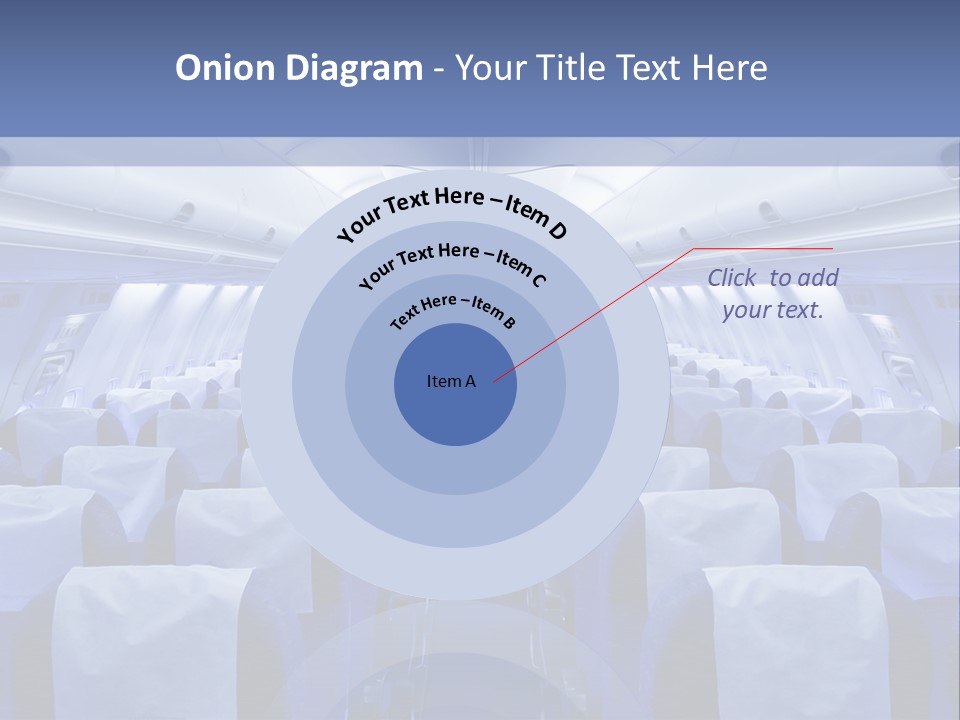 Inside Flight Seat PowerPoint Template