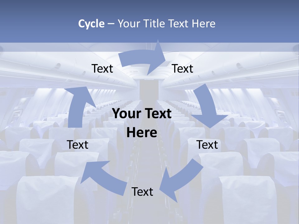 Inside Flight Seat PowerPoint Template
