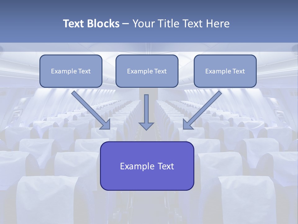 Inside Flight Seat PowerPoint Template
