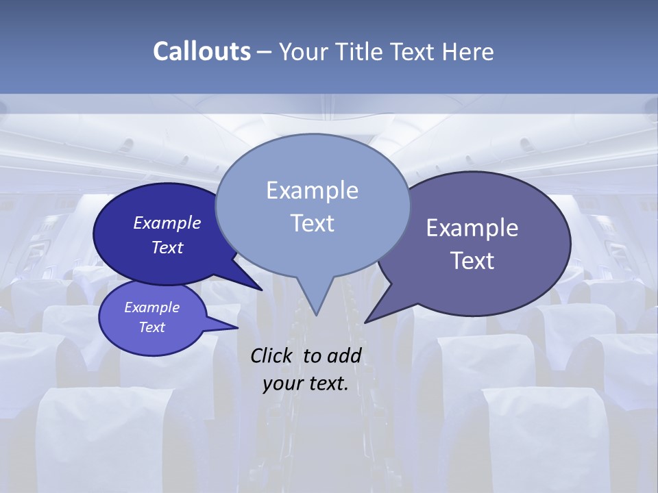 Inside Flight Seat PowerPoint Template