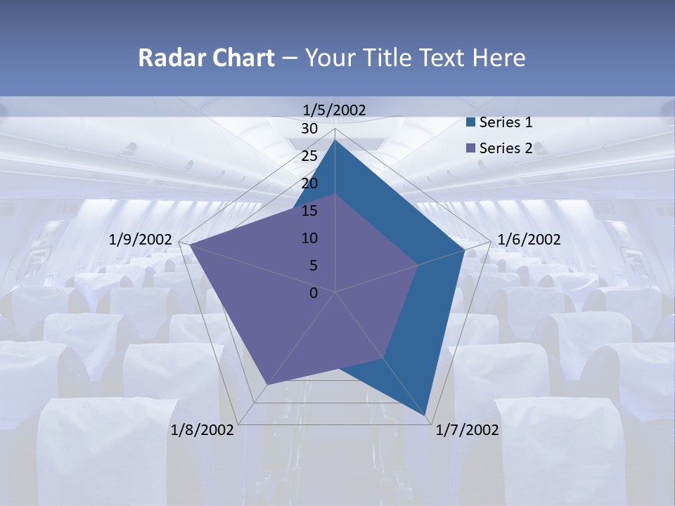 Inside Flight Seat PowerPoint Template