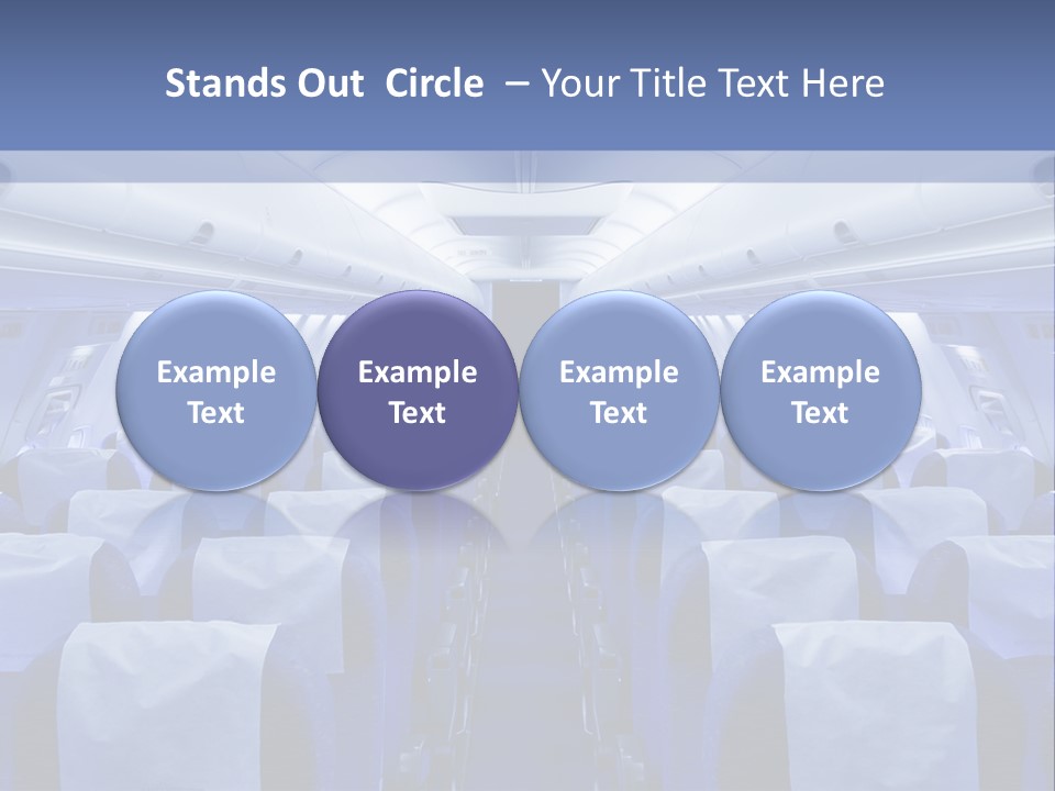 Inside Flight Seat PowerPoint Template