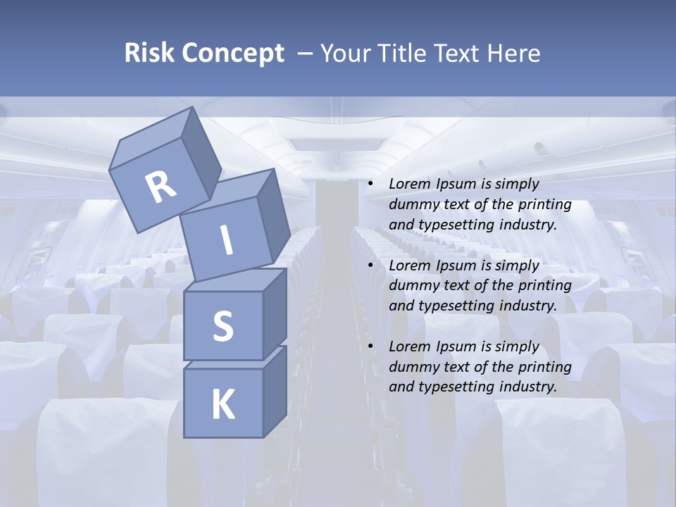 Inside Flight Seat PowerPoint Template