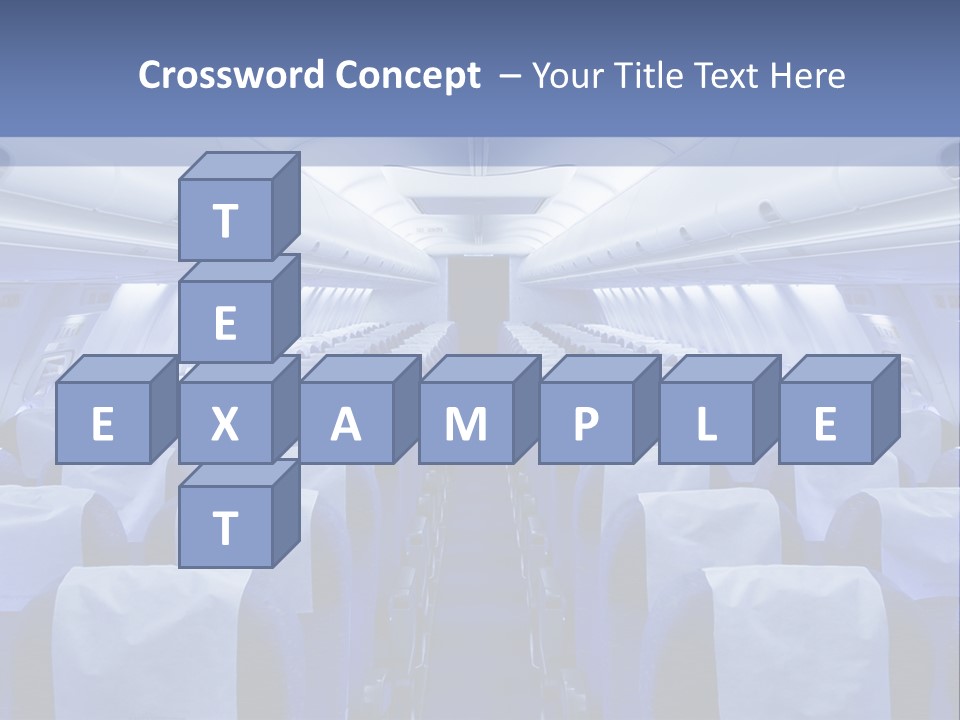 Inside Flight Seat PowerPoint Template