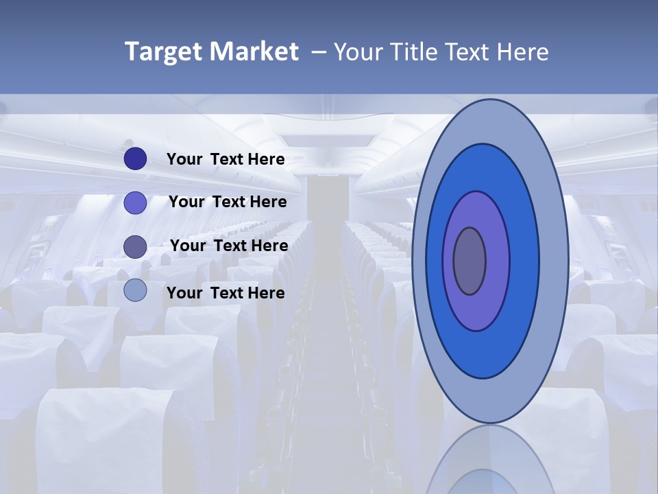 Inside Flight Seat PowerPoint Template