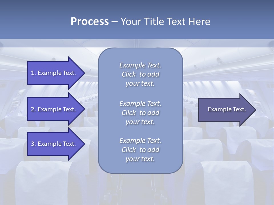 Inside Flight Seat PowerPoint Template