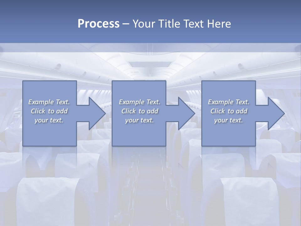 Inside Flight Seat PowerPoint Template