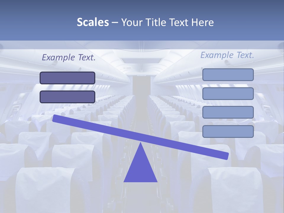 Inside Flight Seat PowerPoint Template