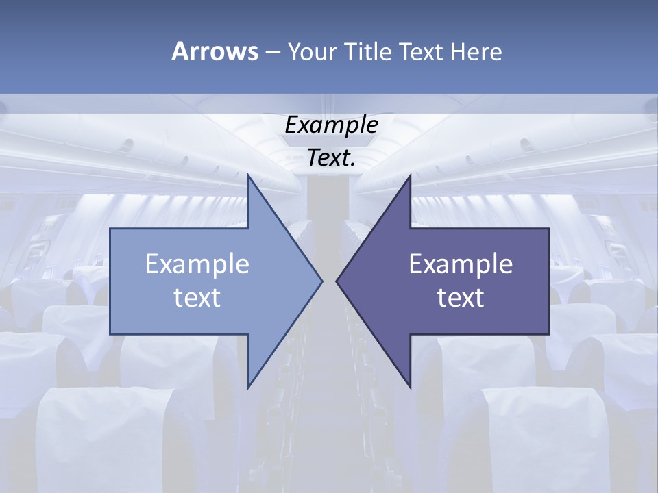 Inside Flight Seat PowerPoint Template