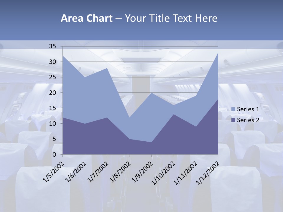 Inside Flight Seat PowerPoint Template