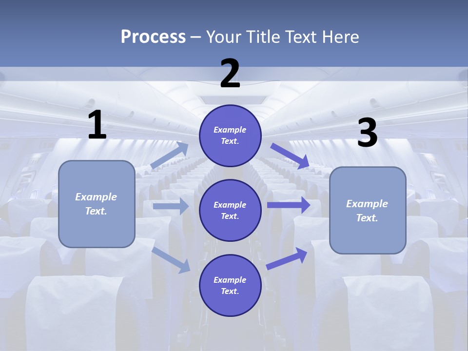 Inside Flight Seat PowerPoint Template