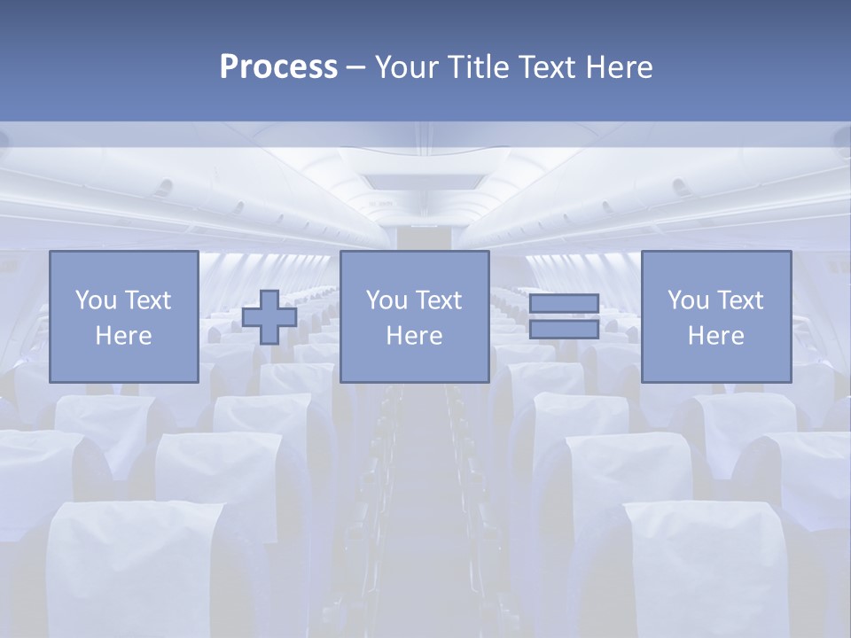 Inside Flight Seat PowerPoint Template