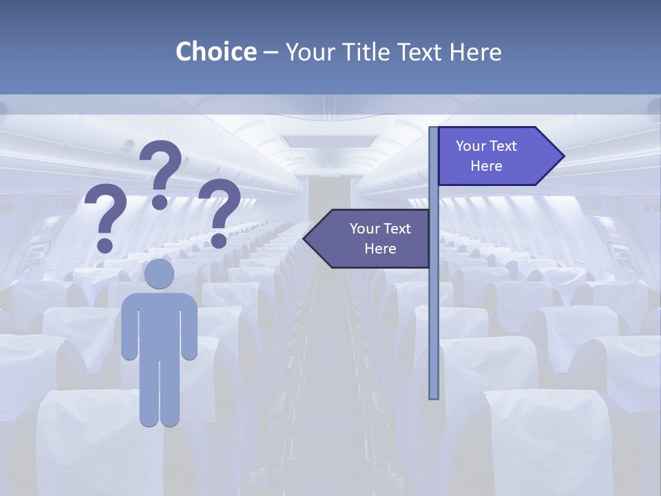 Inside Flight Seat PowerPoint Template