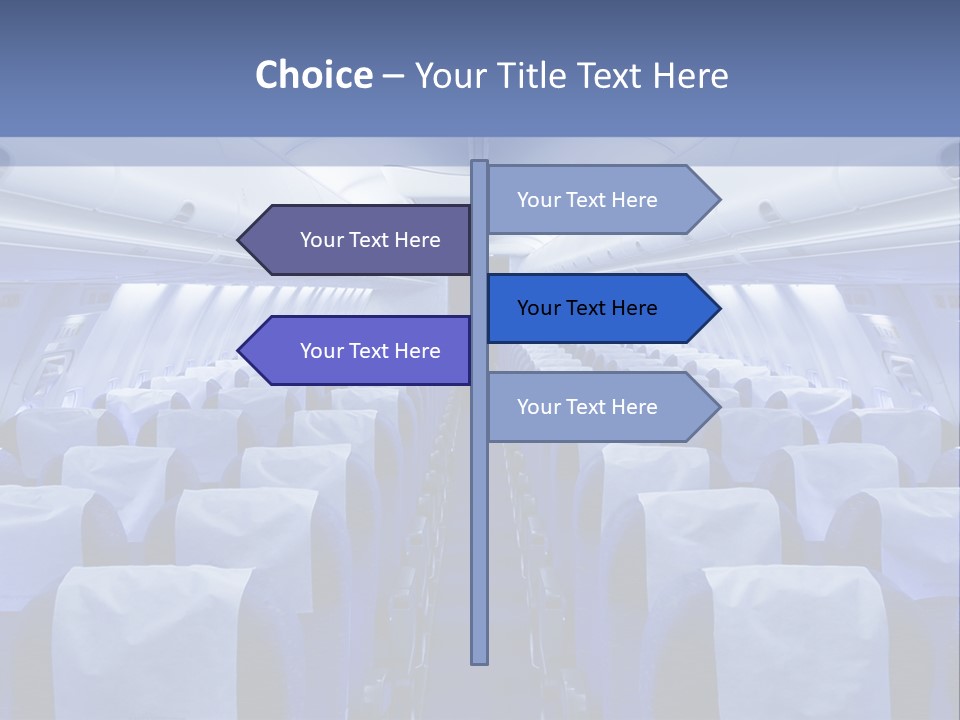 Inside Flight Seat PowerPoint Template