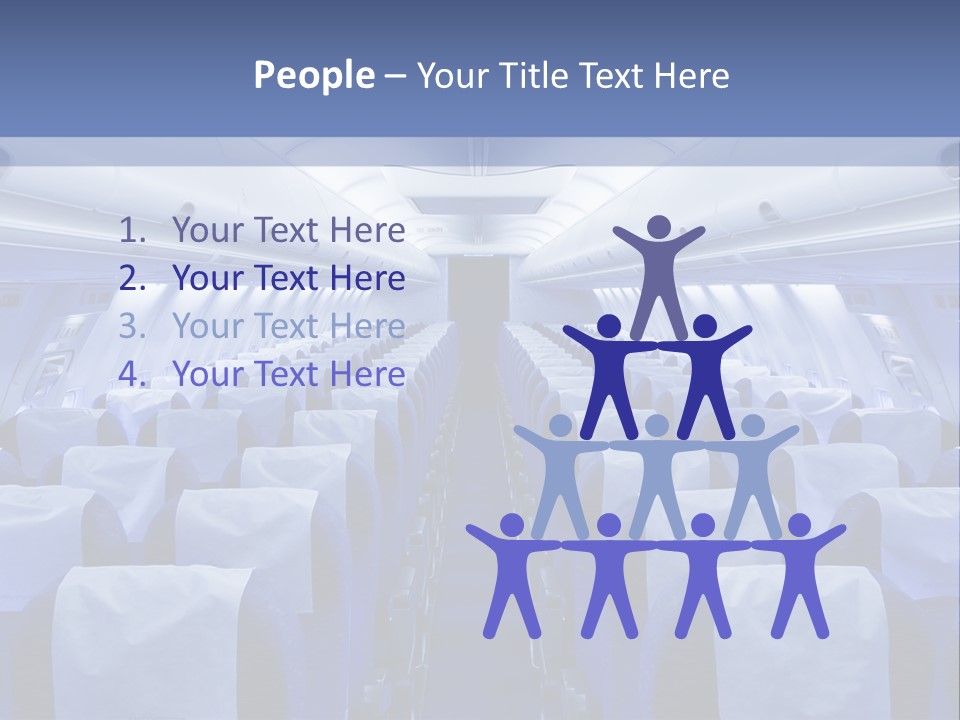 Inside Flight Seat PowerPoint Template
