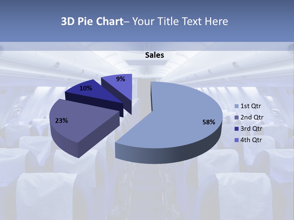 Inside Flight Seat PowerPoint Template