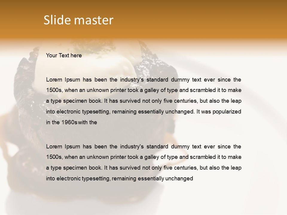 Meat One Copy PowerPoint Template