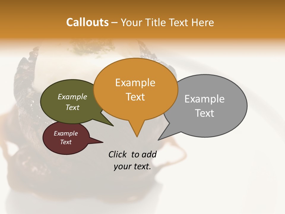 Meat One Copy PowerPoint Template