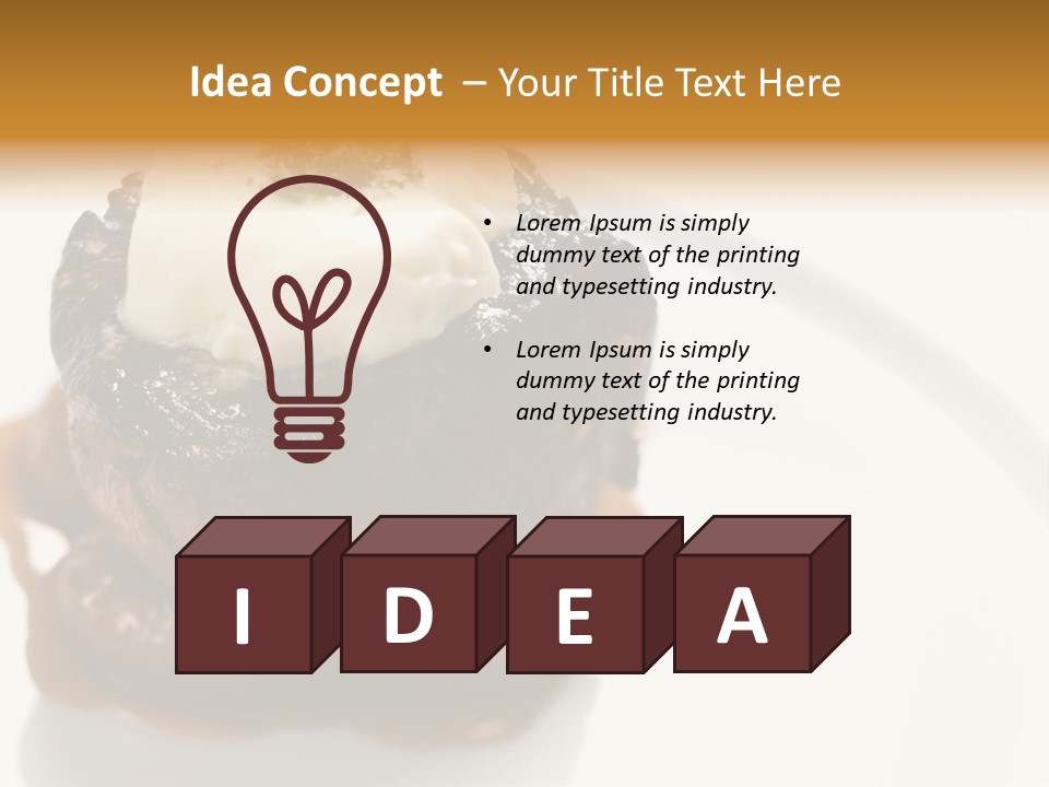 Meat One Copy PowerPoint Template