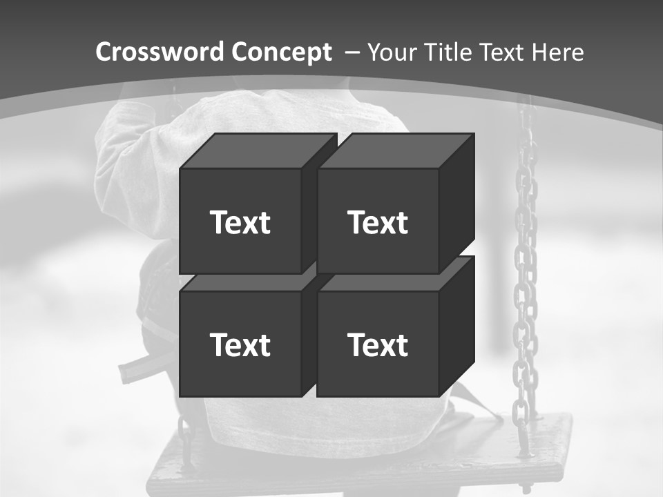 Reserved Alone Back PowerPoint Template