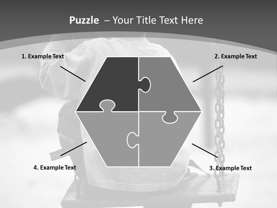 Reserved Alone Back PowerPoint Template