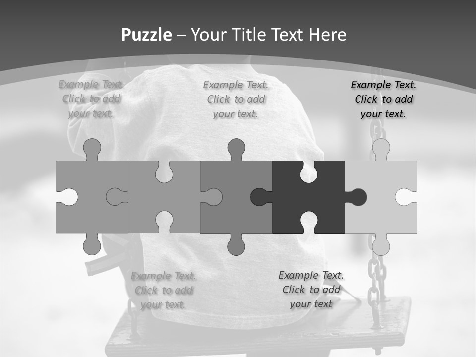 Reserved Alone Back PowerPoint Template