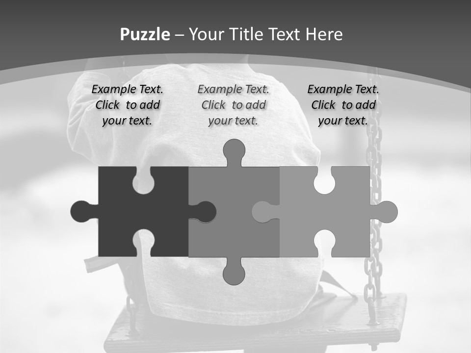 Reserved Alone Back PowerPoint Template