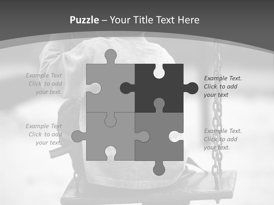 Reserved Alone Back PowerPoint Template