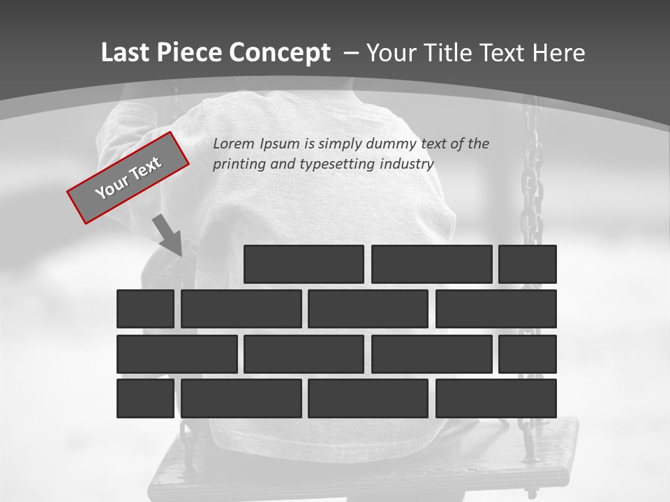 Reserved Alone Back PowerPoint Template