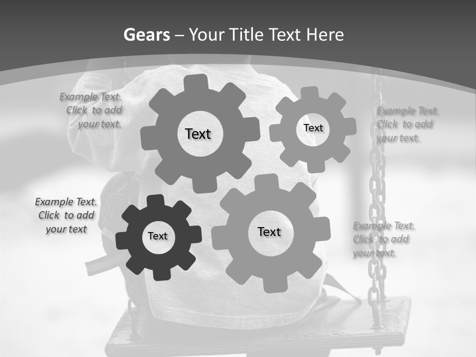 Reserved Alone Back PowerPoint Template