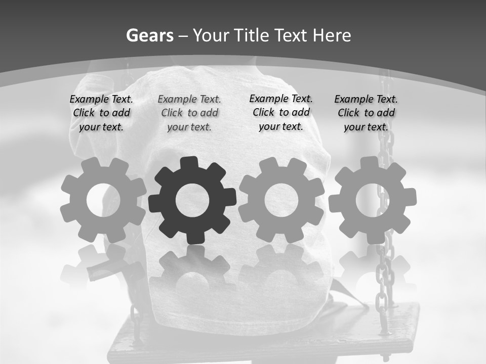 Reserved Alone Back PowerPoint Template