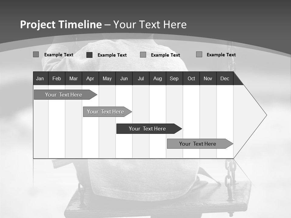 Reserved Alone Back PowerPoint Template
