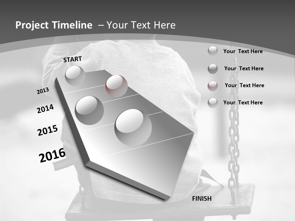 Reserved Alone Back PowerPoint Template