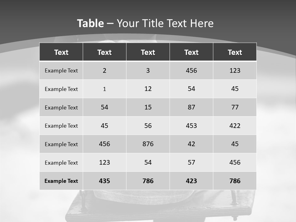 Reserved Alone Back PowerPoint Template