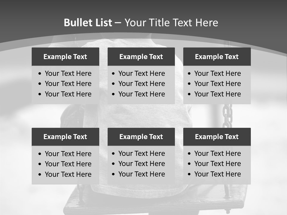 Reserved Alone Back PowerPoint Template